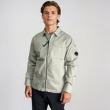 CP Company Lens Zip - Up Overshirt London Fog - Boinclo - Outlet Sale Under Retail