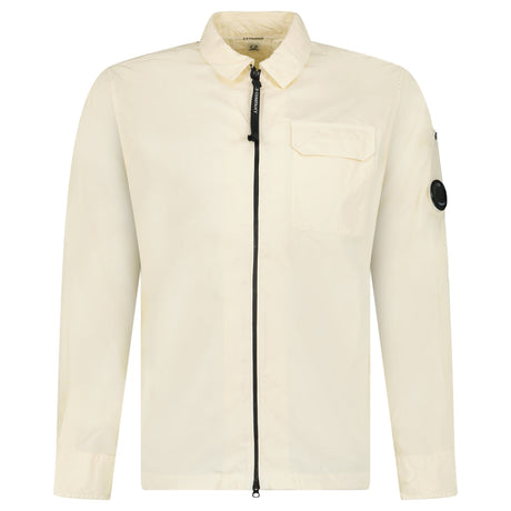 CP Company Lens Zip - Up Overshirt Pistachio Shell - Boinclo - Outlet Sale Under Retail
