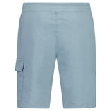 CP Company Light Fleece Cargo Lens Shorts in Silver Blue - Boinclo - Outlet Sale Under Retail
