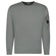 CP Company Light Fleece Crewneck Lens Sweatshirt in Gunmetal - Boinclo - Outlet Sale Under Retail