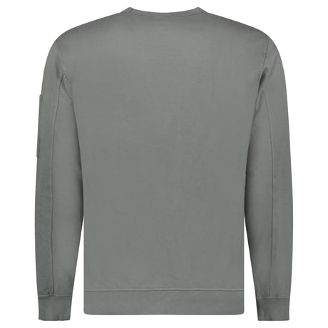 CP Company Light Fleece Crewneck Lens Sweatshirt in Gunmetal - Boinclo - Outlet Sale Under Retail