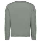 CP Company Light Fleece Crewneck Lens Sweatshirt in Gunmetal Grey - Boinclo - Outlet Sale Under Retail