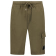 CP Company Light Fleece Lens Sweat Shorts Ivy Green - Boinclo - Outlet Sale Under Retail