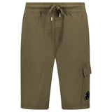 CP Company Light Fleece Lens Sweat Shorts Ivy Green - Boinclo - Outlet Sale Under Retail