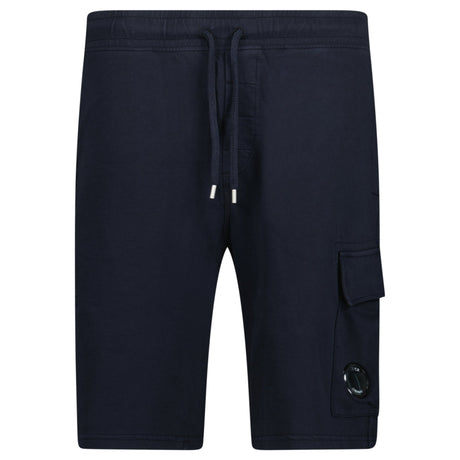CP Company Light Fleece Lens Sweat Shorts Navy - Boinclo - Outlet Sale Under Retail