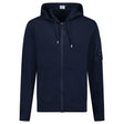 CP Company Light Fleece Lens Zip Hoodie Navy - Boinclo - Outlet Sale Under Retail