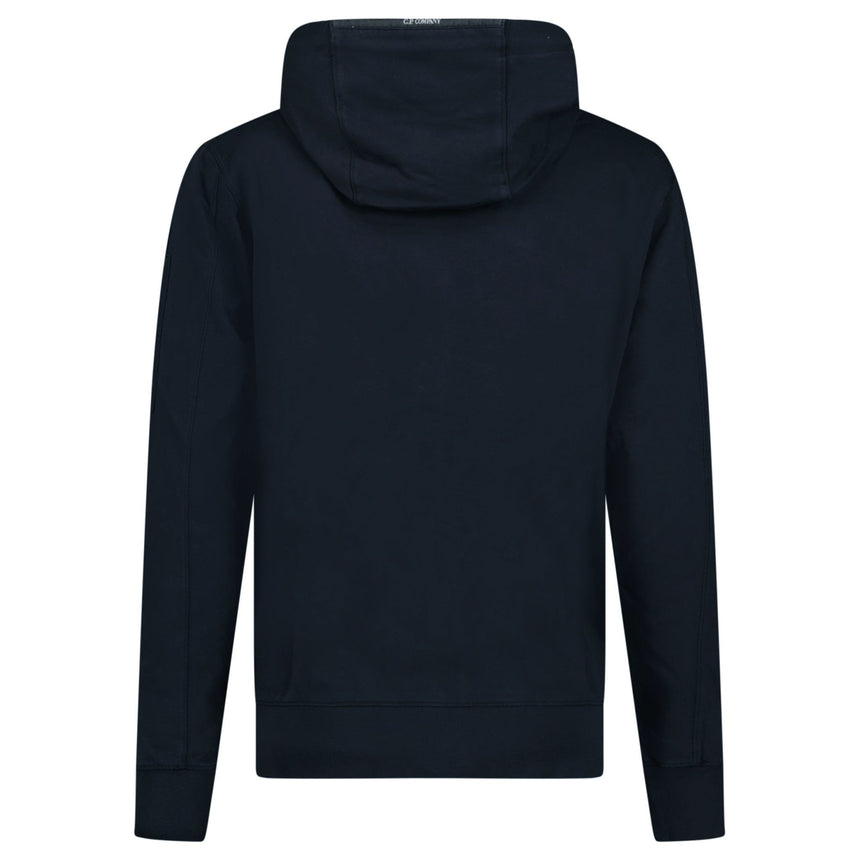 CP Company Light Fleece Lens Zip Hoodie Navy - Boinclo - Outlet Sale Under Retail