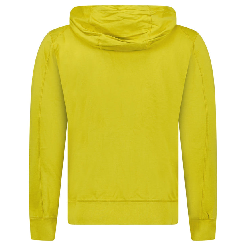 CP Company Light Fleece Zip Hooded Lens Sweatshirt in Antique Moss Green - Boinclo - Outlet Sale Under Retail
