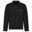 CP Company Linen/Cotton Lens Overshirt in Black - Boinclo - Outlet Sale Under Retail