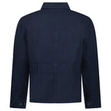 CP Company Linen/Cotton Lens Overshirt in Total Eclipse - Boinclo - Outlet Sale Under Retail