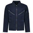 CP Company Linen/Cotton Lens Overshirt in Total Eclipse - Boinclo - Outlet Sale Under Retail