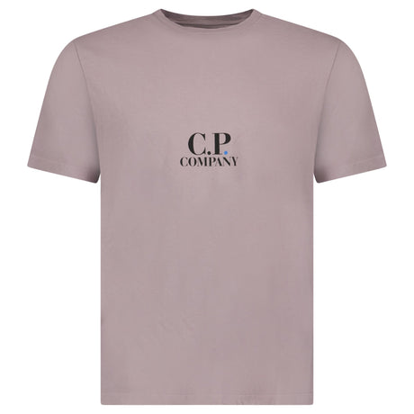 C.P. Company Logo - Print Jersey T-Shirt in Lavender - Boinclo - Outlet Sale Under Retail