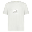 C.P. Company Logo - Print Jersey T-Shirt in White - Boinclo - Outlet Sale Under Retail