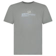 CP Company Logo T-Shirt in Smoked Pearl Grey - Boinclo - Outlet Sale Under Retail