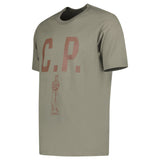 CP Company Mercerized 30/2 Jersey Sailor T-Shirt in Fallen Rock - Boinclo - Outlet Sale Under Retail
