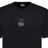 CP Company Mercerized 30/2 Jersey Twisted Small Logo T-Shirt Black - Boinclo - Outlet Sale Under Retail