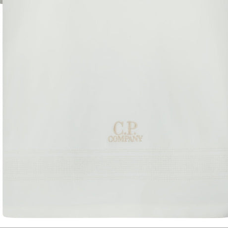 CP Company Mercerized Jersey 30/2 Twisted T-Shirt in Gauze White - Boinclo - Outlet Sale Under Retail