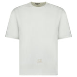 CP Company Mercerized Jersey 30/2 Twisted T-Shirt in Gauze White - Boinclo - Outlet Sale Under Retail