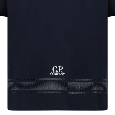 CP Company Mercerized Jersey 30/2 Twisted T-Shirt in Navy Blue - Boinclo - Outlet Sale Under Retail
