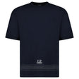 CP Company Mercerized Jersey 30/2 Twisted T-Shirt in Navy Blue - Boinclo - Outlet Sale Under Retail
