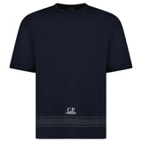 CP Company Mercerized Jersey 30/2 Twisted T-Shirt in Navy Blue - Boinclo - Outlet Sale Under Retail