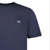 C.P. Company Mercerized Jersey 70/2 Gasato Patch T-Shirt in Navy - Boinclo - Outlet Sale Under Retail