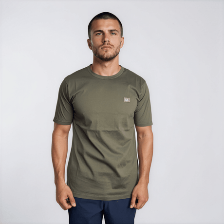 CP Company Mercerized Jersey 70/2 Gasato T-Shirt in Ivy Green - Boinclo - Outlet Sale Under Retail