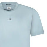 CP Company Mercerized Jersey 70/2 Gasato T-Shirt in Sliver Blue - Boinclo - Outlet Sale Under Retail