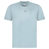 CP Company Mercerized Jersey 70/2 Gasato T-Shirt in Sliver Blue - Boinclo - Outlet Sale Under Retail