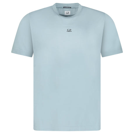 CP Company Mercerized Jersey 70/2 Gasato T-Shirt in Sliver Blue - Boinclo - Outlet Sale Under Retail