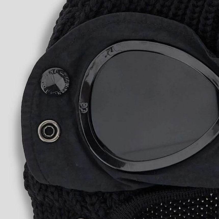 CP Company Merino Wool Goggle Ski Mask Black - Boinclo - Outlet Sale Under Retail