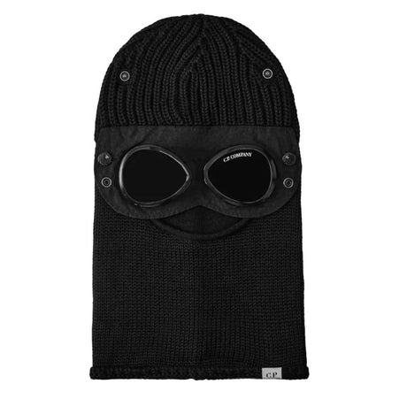CP Company Merino Wool Goggle Ski Mask Black - Boinclo - Outlet Sale Under Retail