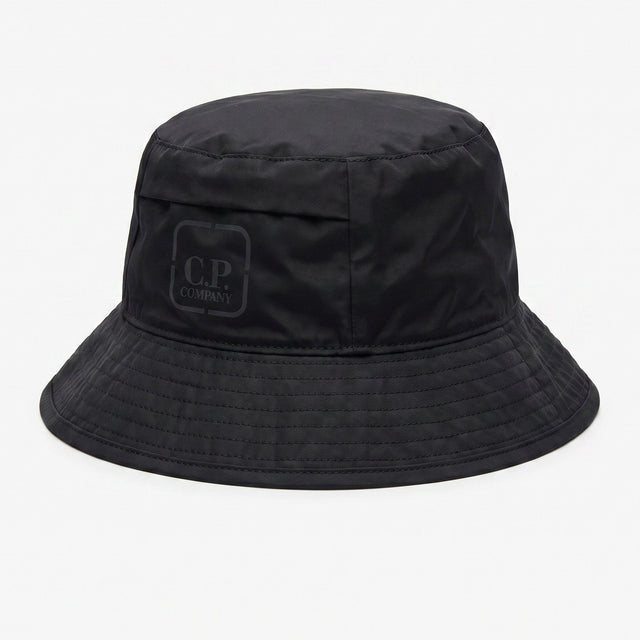CP Company Metropolis Series Baffled Bucket Hat in Black - Boinclo - Outlet Sale Under Retail