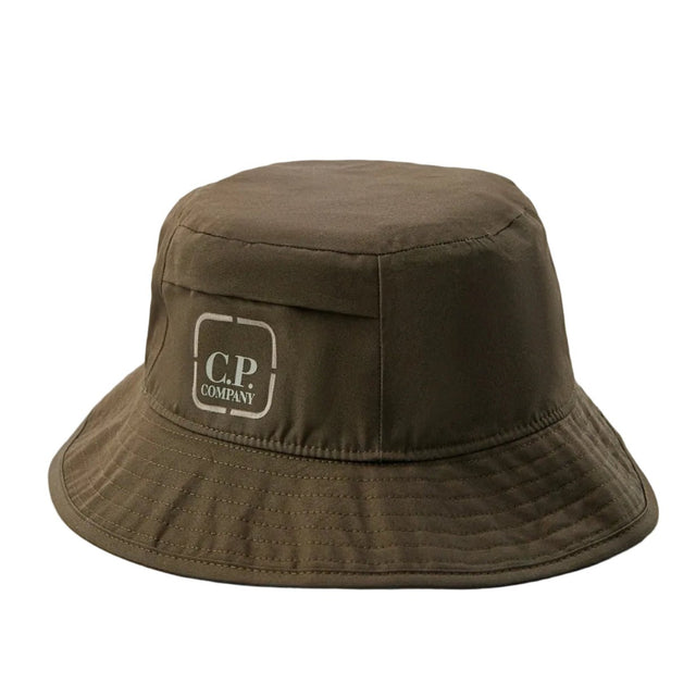 CP Company Metropolis Series Baffled Bucket Hat in Ivy Green - Boinclo - Outlet Sale Under Retail