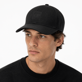CP Company Metropolis Series Polyester Twill Logo Cap Black - Boinclo - Outlet Sale Under Retail