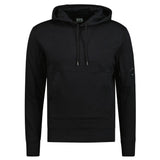 CP Company Micro Lens Diagonal Raised Hoodie Black