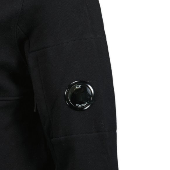 CP Company Micro Lens Diagonal Raised Hoodie Black - Boinclo - Outlet Sale Under Retail