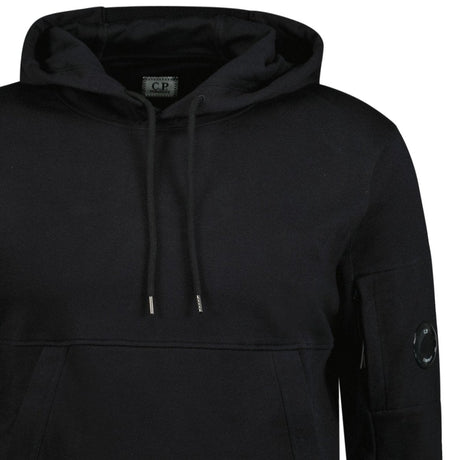 CP Company Micro Lens Diagonal Raised Hoodie Black - Boinclo - Outlet Sale Under Retail