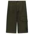 CP Company Micro - Reps Boxy Lens Shorts in Khaki Green - Boinclo - Outlet Sale Under Retail