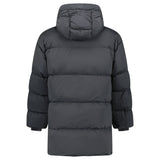 CP Company Nycra - R Hooded Long Down Jacket Dark Shadow - Boinclo - Outlet Sale Under Retail