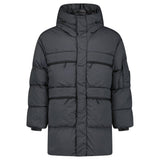 CP Company Nycra - R Hooded Long Down Jacket Dark Shadow - Boinclo - Outlet Sale Under Retail