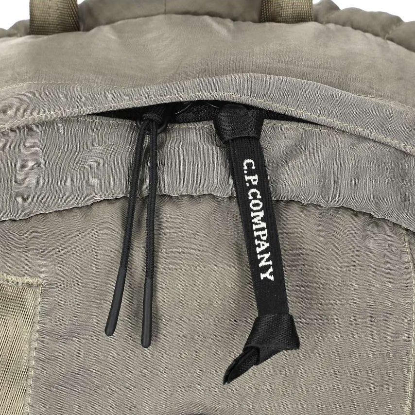 CP Company Nylon B Lens Rucksack in Vintage Khaki - Boinclo - Outlet Sale Under Retail