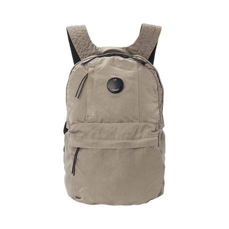 CP Company Nylon B Lens Rucksack in Vintage Khaki - Boinclo - Outlet Sale Under Retail