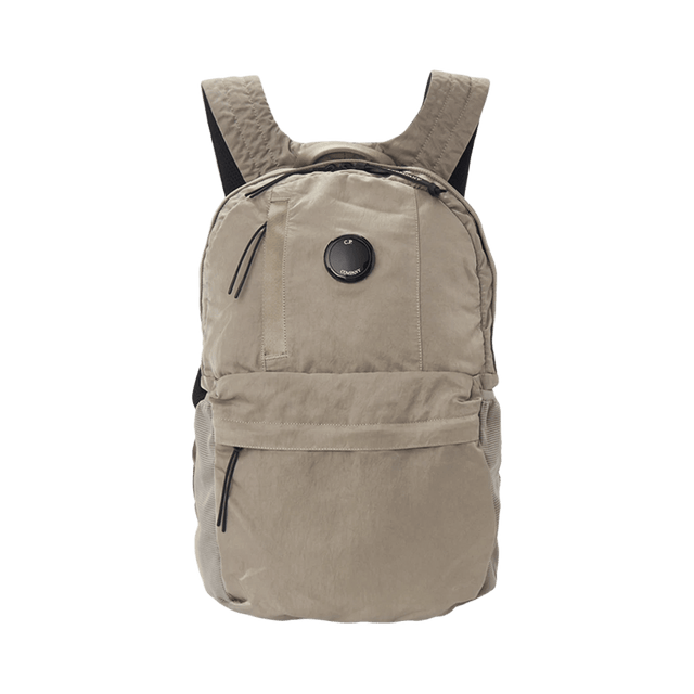 CP Company Nylon B Lens Rucksack in Vintage Khaki - Boinclo - Outlet Sale Under Retail