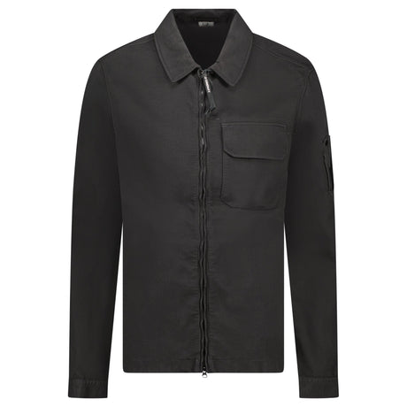 CP Company Nylon Double Weave Overshirt Black - Boinclo - Outlet Sale Under Retail