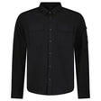 CP Company Organic Gabardine Long Sleeve Lens Overshirt in Black - Boinclo - Outlet Sale Under Retail