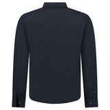 CP Company Organic Gabardine Long Sleeve Lens Overshirt in Navy Blue - Boinclo - Outlet Sale Under Retail