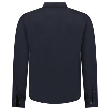 CP Company Organic Gabardine Long Sleeve Lens Overshirt in Navy Blue - Boinclo - Outlet Sale Under Retail