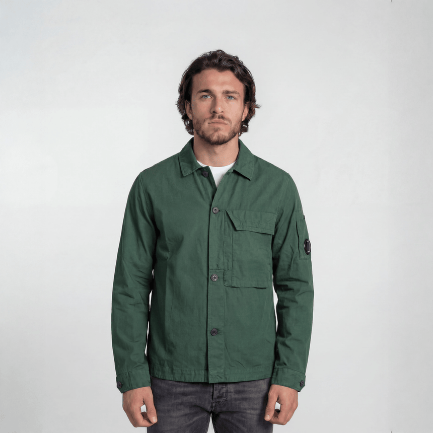 CP Company Overshirt Jacket in Green - Boinclo - Outlet Sale Under Retail
