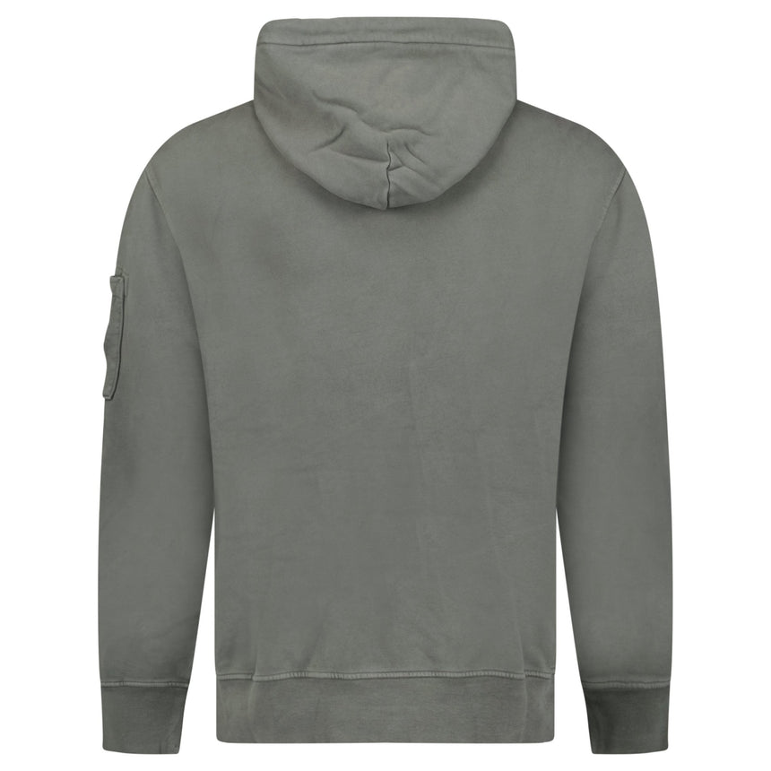 CP Company Pocket Lens Diagonal Emerized Hoodie Gunmetal - Boinclo - Outlet Sale Under Retail